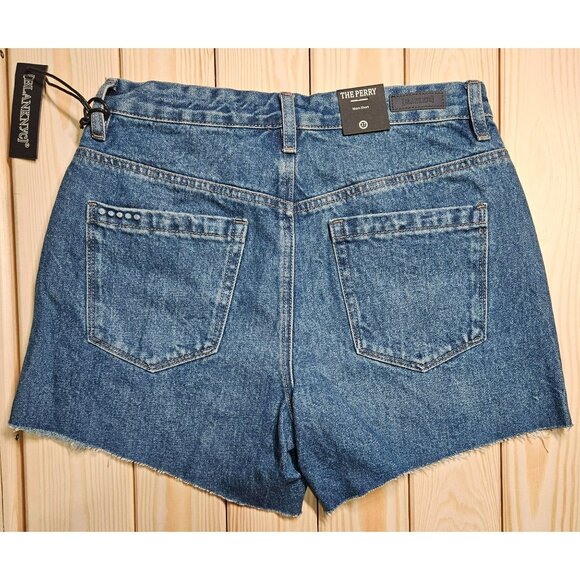 Blanknyc The Perry Mom Shorts Distressed High-Rise Denim Size 27 Women’s NWT - Picture 4 of 5